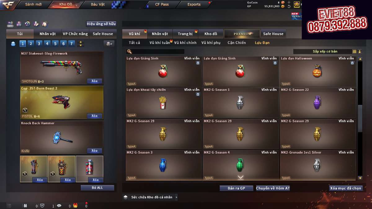 shop acc cf uy tin gia re